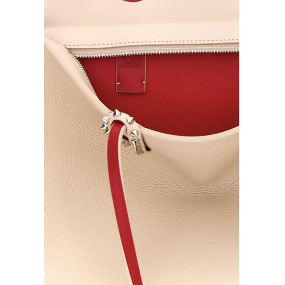 NEW! CHRISTIAN LOUBOUTIN LEATHER ZIP SHOULDER TOTE BAG PURSE NWT AUTHENTIC! - Picture 9 of 9